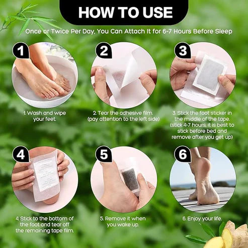Honestcart Fitpiick Premium Natural Detox Foot Patches