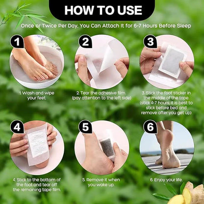 Honestcart Fitpiick Premium Natural Detox Foot Patches