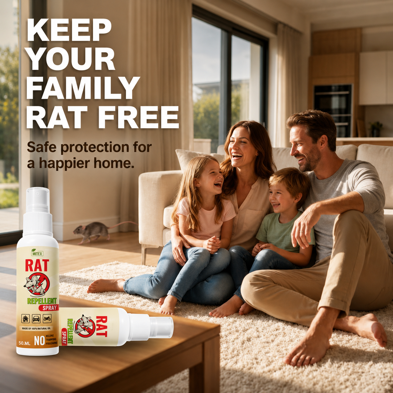 Rat Repellent Spray | BUY 1 GET 2 FREE!